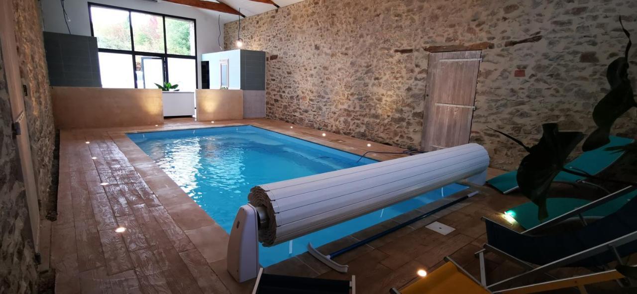 L'Escale Du Bocage Piscine Couverte Chauffee La Flocellière Exteriör bild
