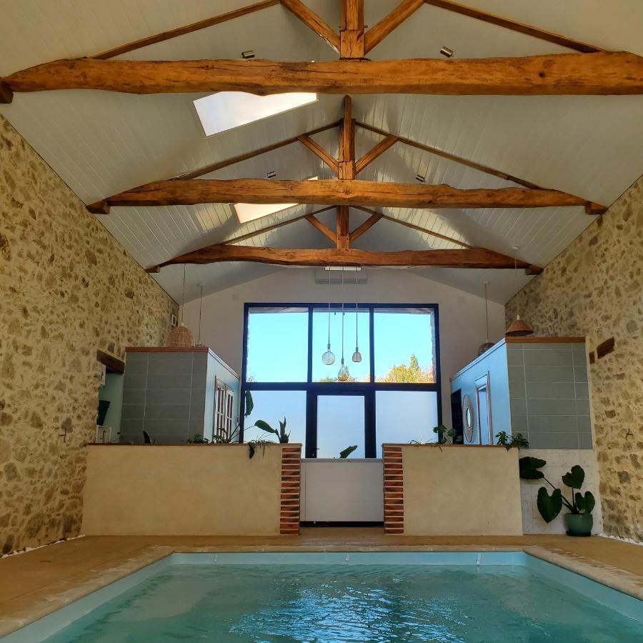 L'Escale Du Bocage Piscine Couverte Chauffee La Flocellière Exteriör bild